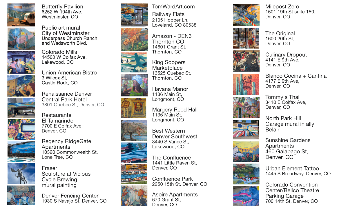 mural tours Denver Colorado