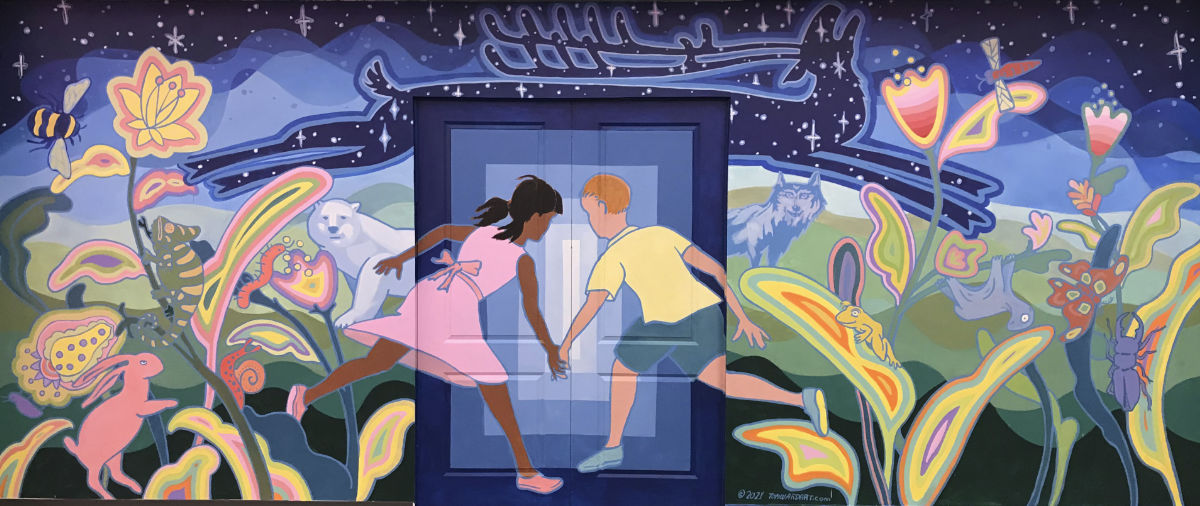 public art wall murals Denver Colorado Mills shoppig center