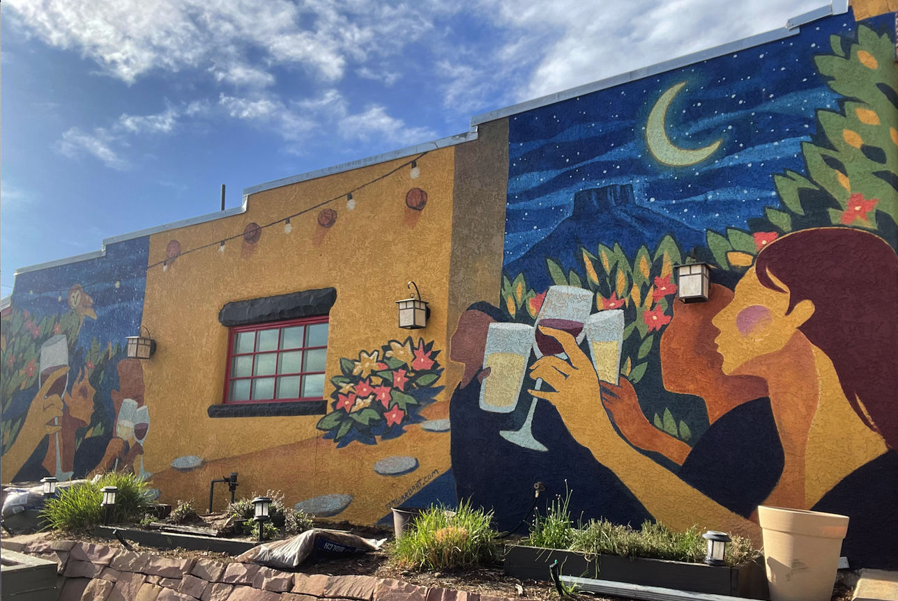 Union American Biestro resturant mural Bar Castel Rock Colorado